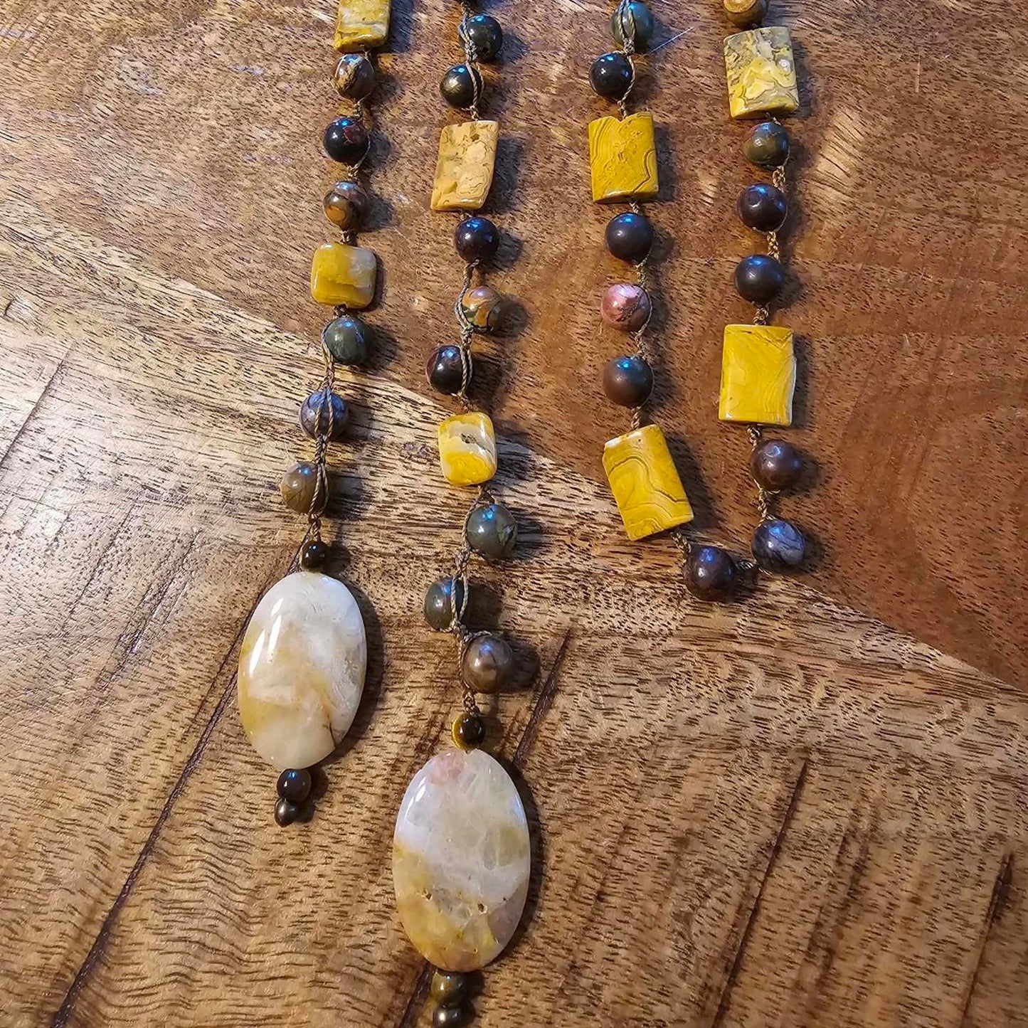 Women's Peace and Tranquility Custom Lariat-Style Necklace