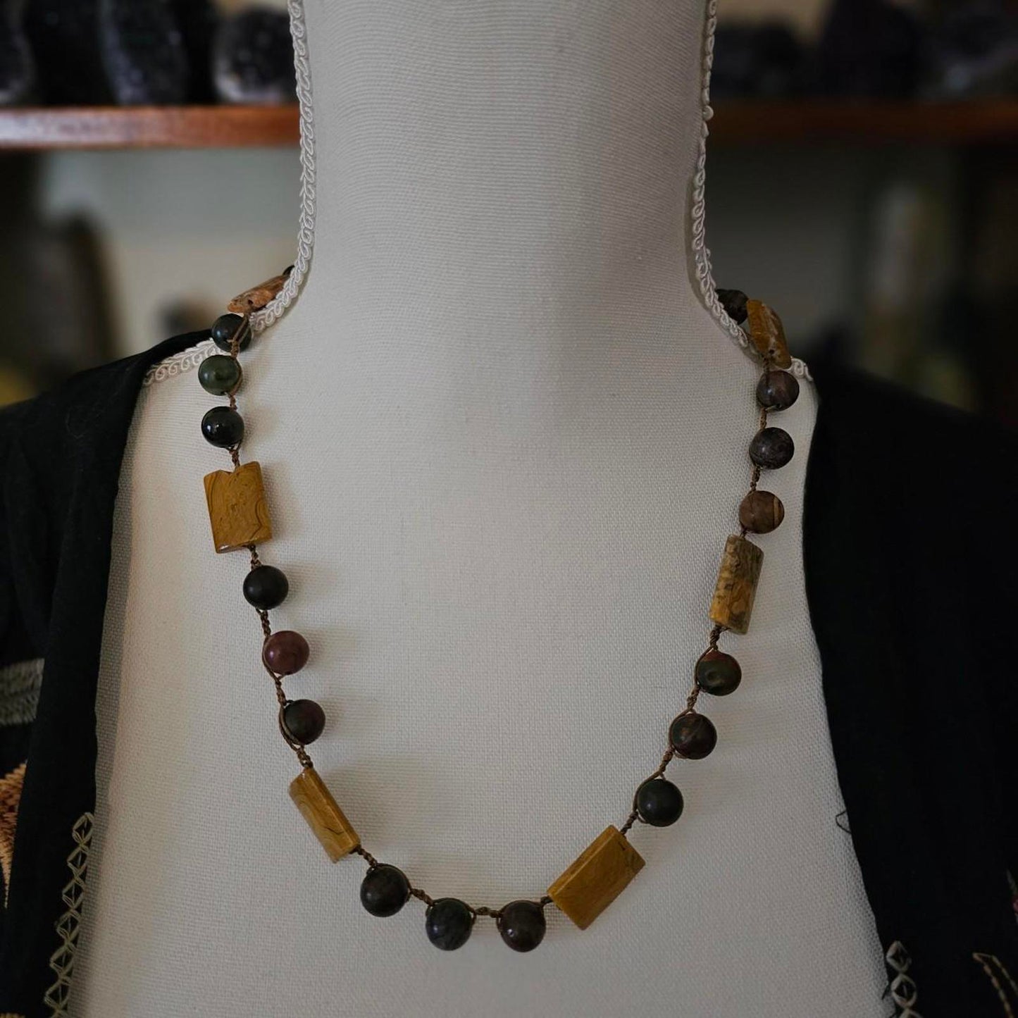 Women's Peace and Tranquility Custom Lariat-Style Necklace