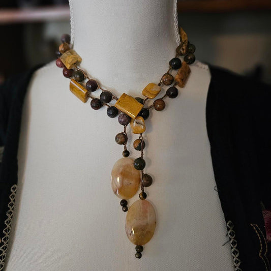 Women's Peace and Tranquility Custom Lariat-Style Necklace